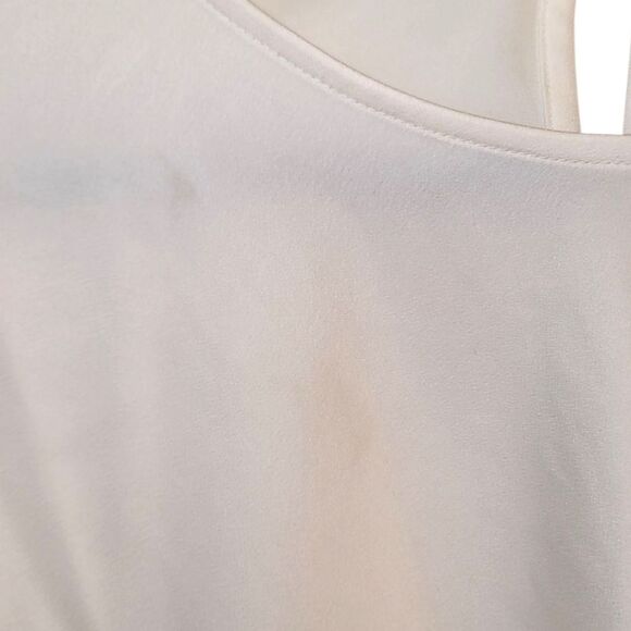 J. Crew Women's Cream Satin Ruffle Sleeve Blouse Size S NWT - Picture 5 of 7